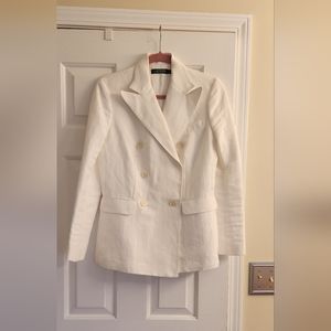 Ralph Lauren linen double breasted blazer